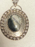 Black Agate in Silver