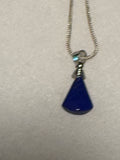 Triangular Lapis Lazuli Pendant