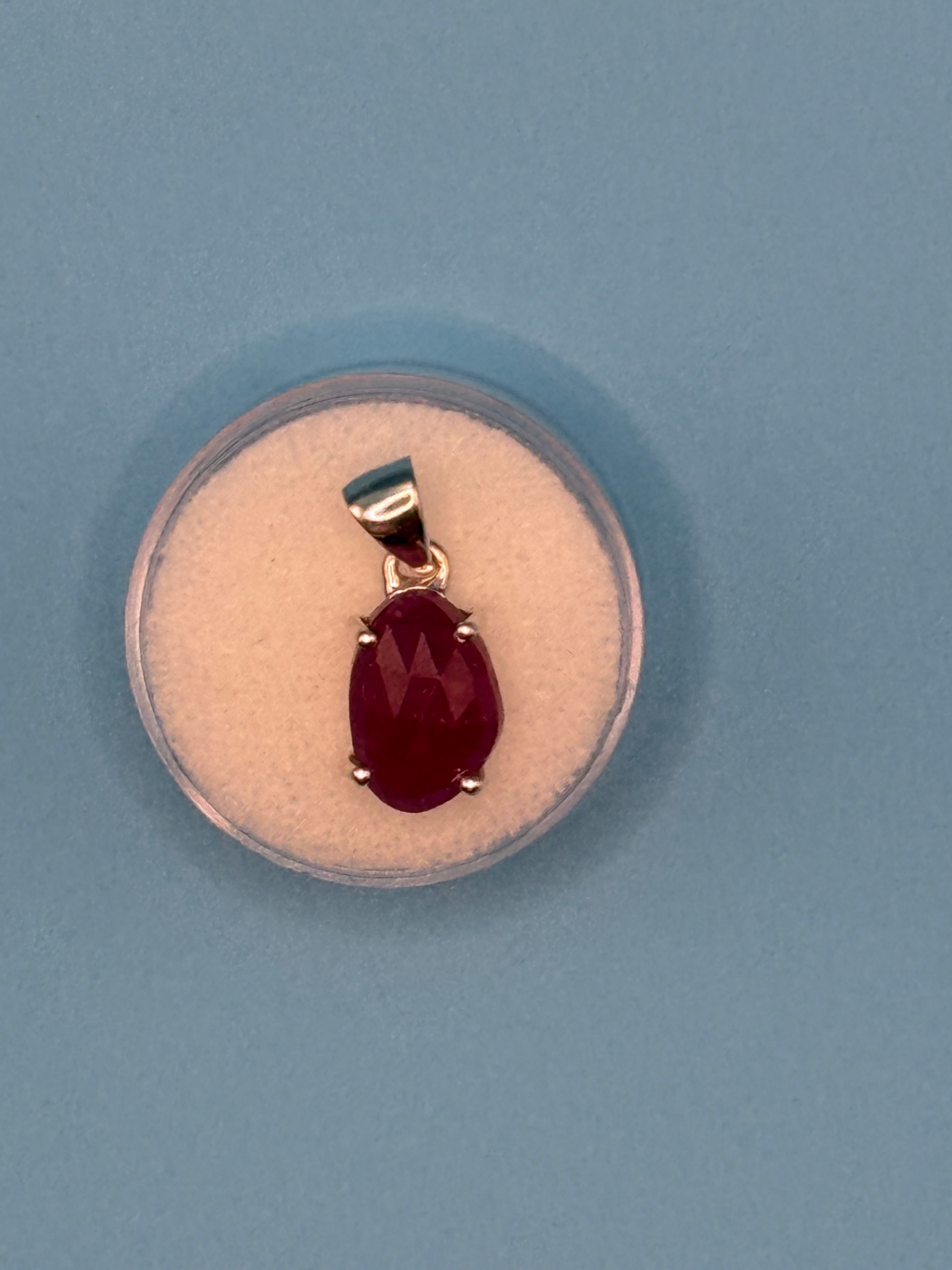 Genuine Ruby Pendant