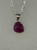 Genuine facet Ruby with Figueroa Chain