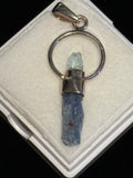 2 Stone Aquamarine & Kyanite Pendant