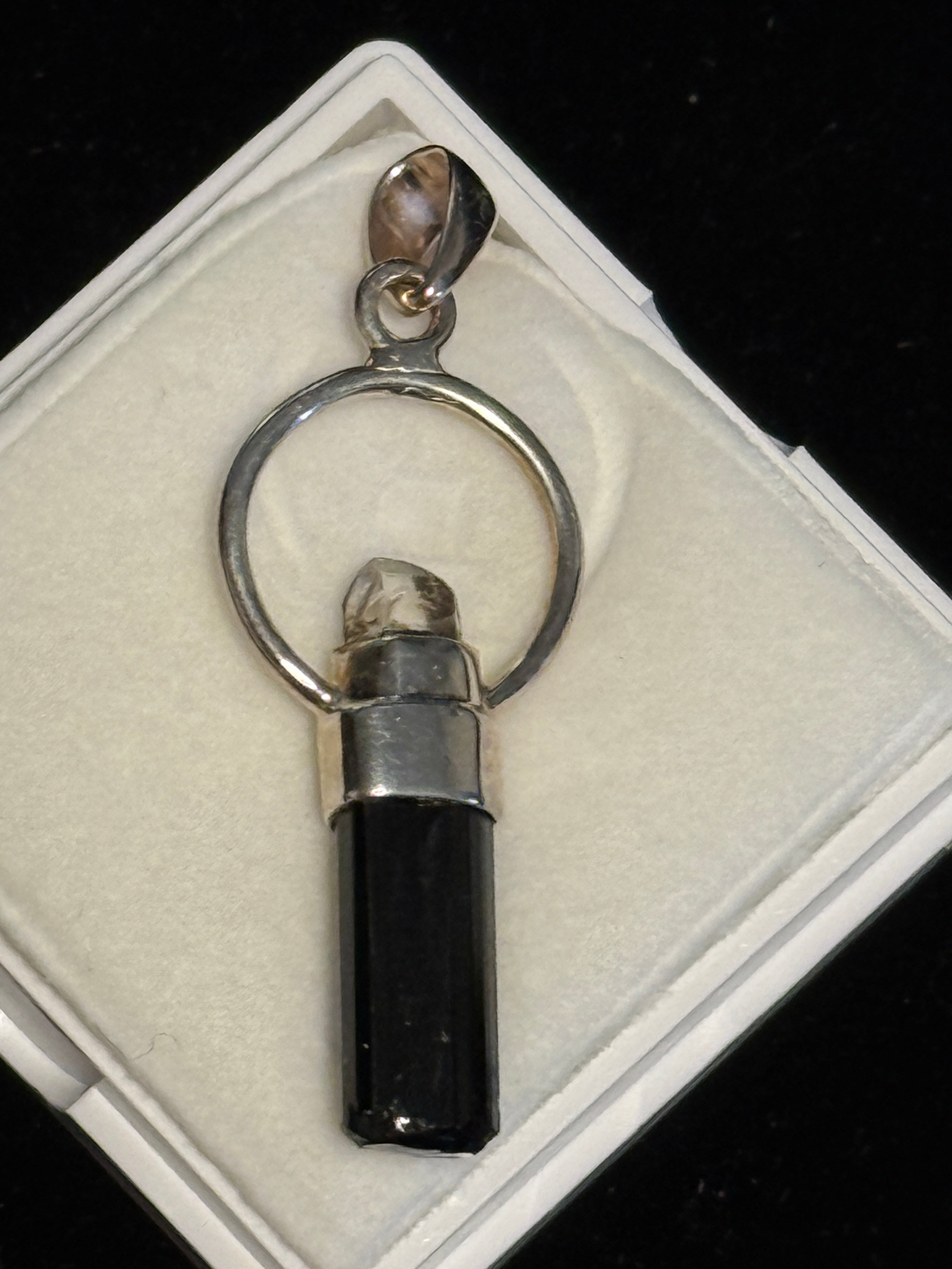 2 Quartz & Black Tourmaline